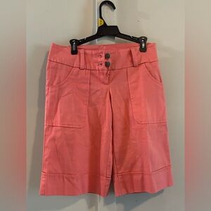 Coral Bermuda Shorts